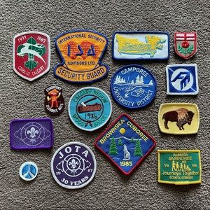 Vintage Canadian (ALBERTA) Embroidered Patches, 14
